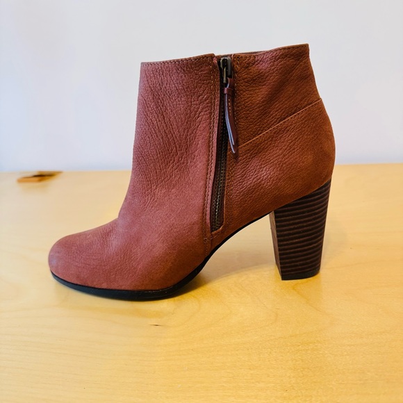 Cole Haan Davenport Ankle Brown Pebble Leather Booties Boots Size 9.5 B - Picture 7 of 12